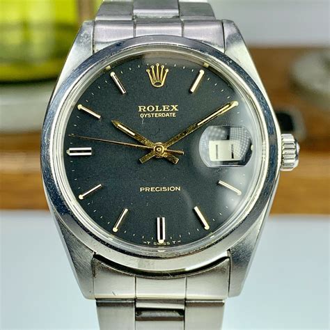 rolex oyster date precision vintage|rolex oysterdate precision 6694 price.